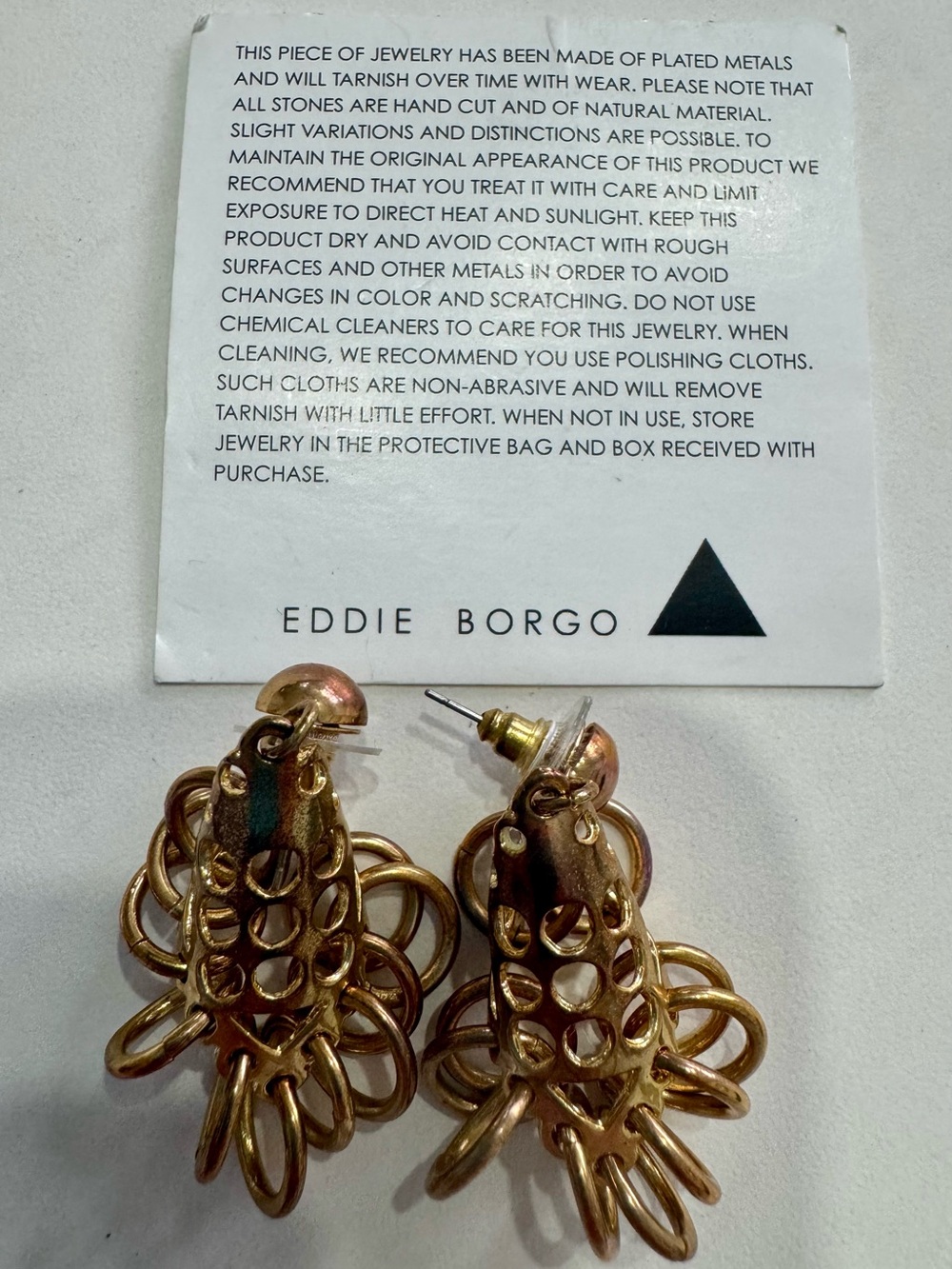 Eddie Borgo Rose Gold Multi-Loop Drop Earrings